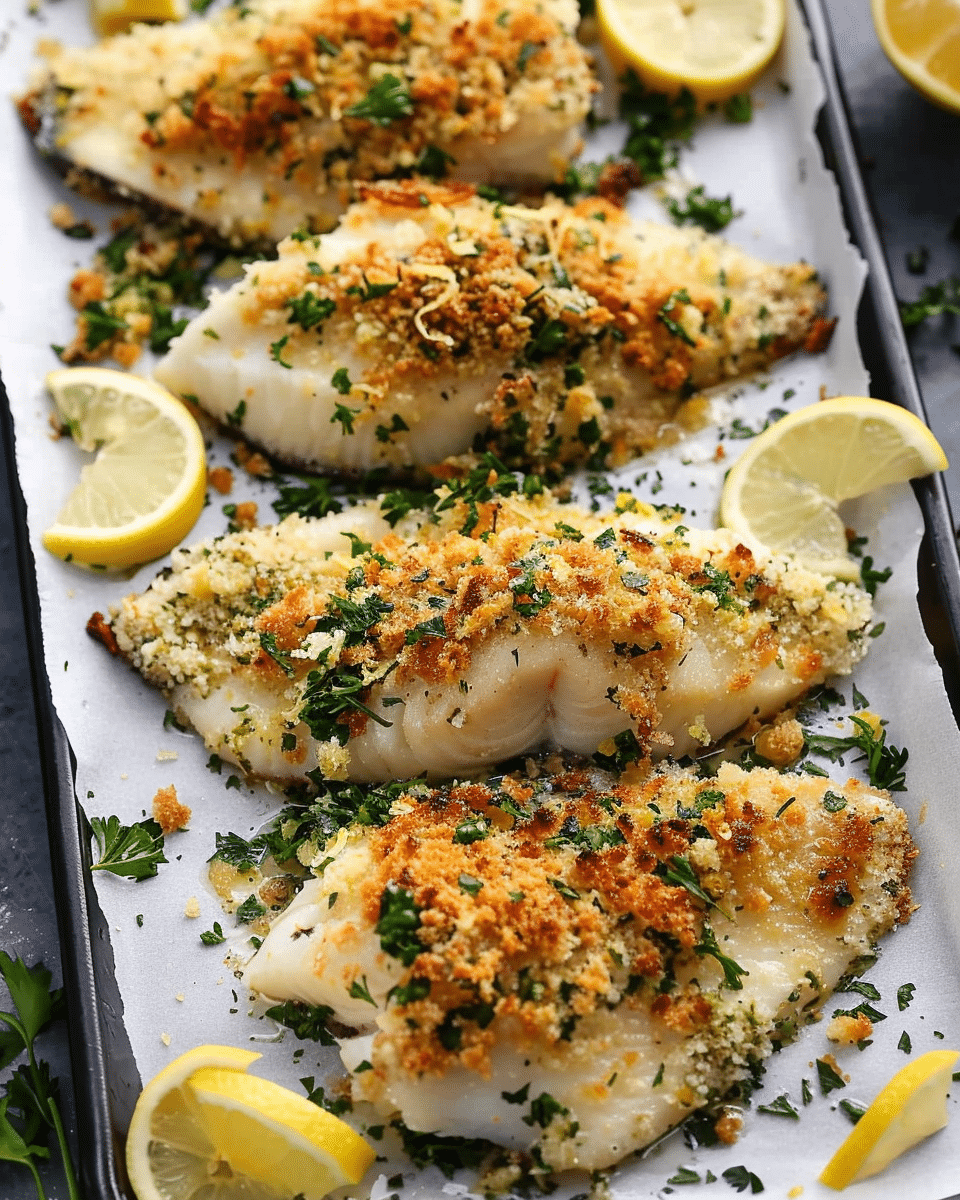 Crispy Lemon Baked Fish Recipe