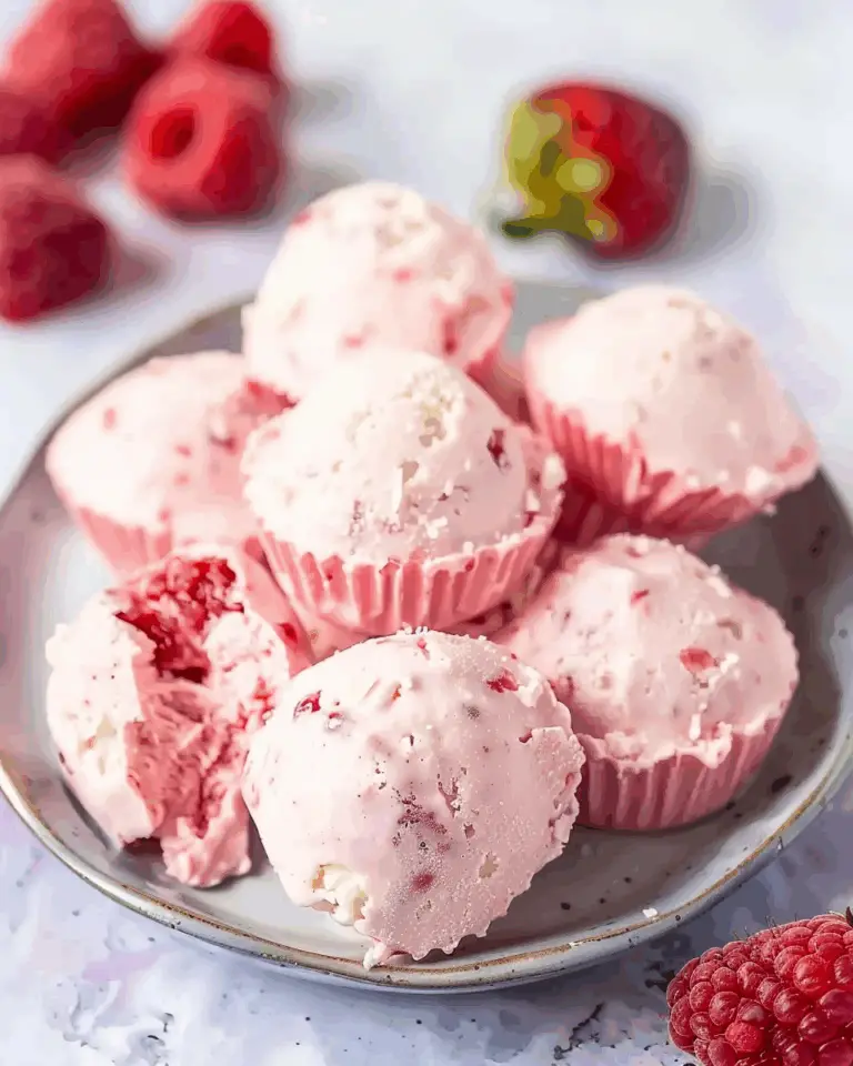 Keto Strawberry Cheesecake Fat Bombs