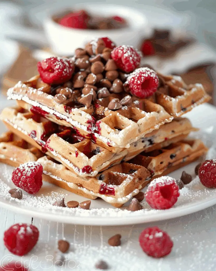 Raspberries and Chocolate Krispies