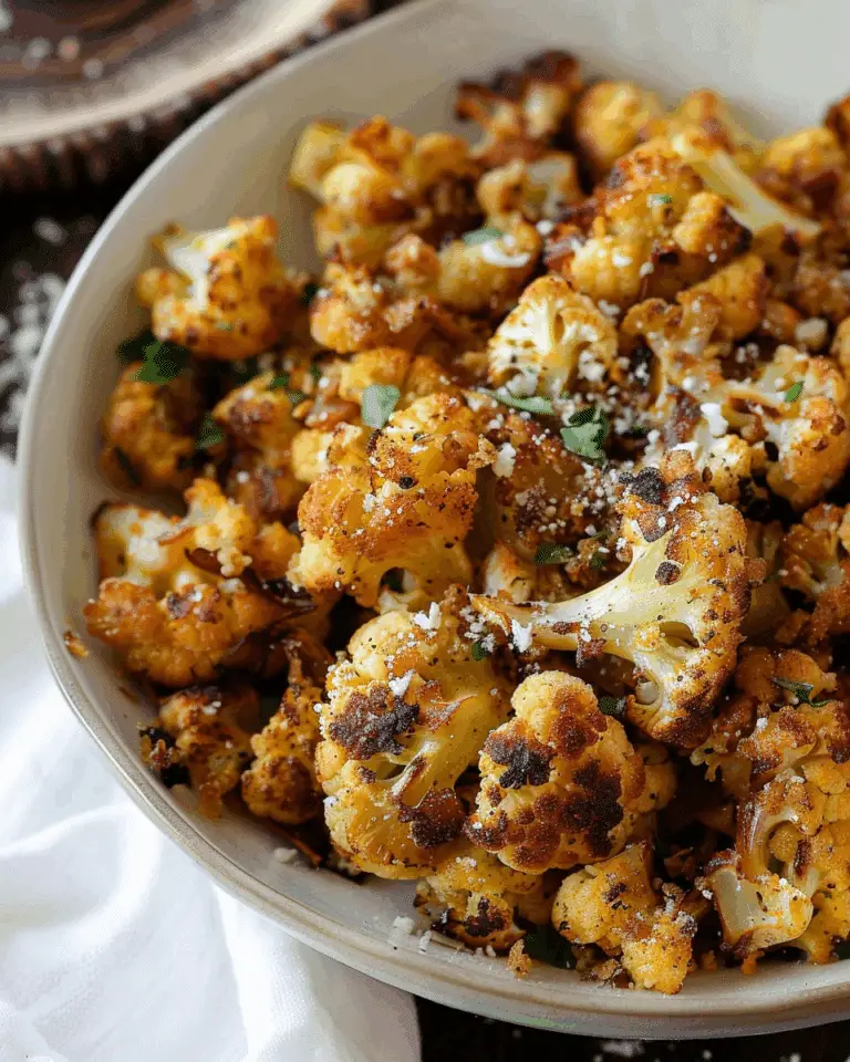 Crispy Roasted Cauliflower