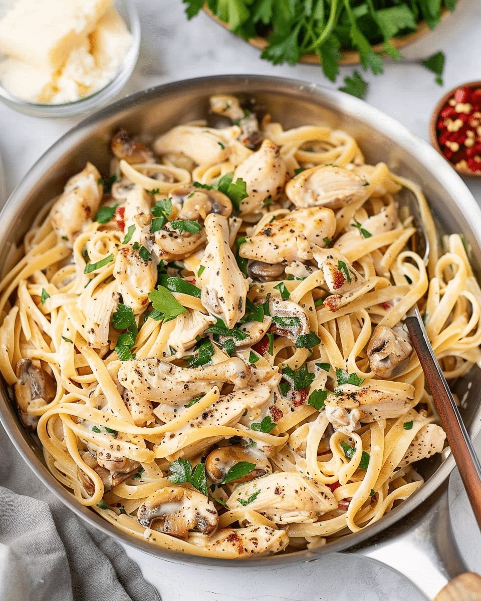 Creamy Tuscan Chicken Pasta Recipe