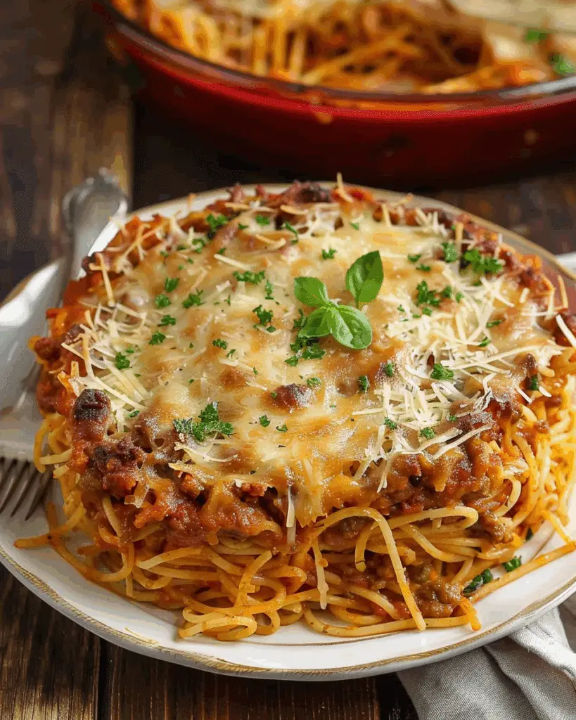Delicious Spaghetti Pie