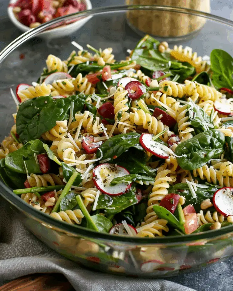 Spinach Pasta Salad