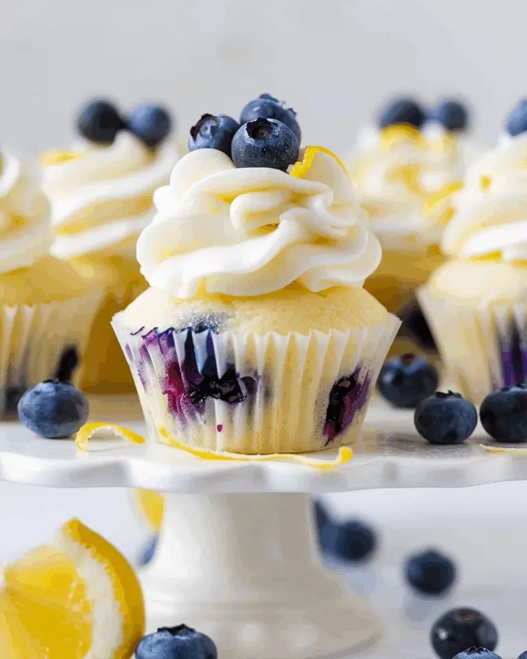 Lemon Blueberry Cupcakes