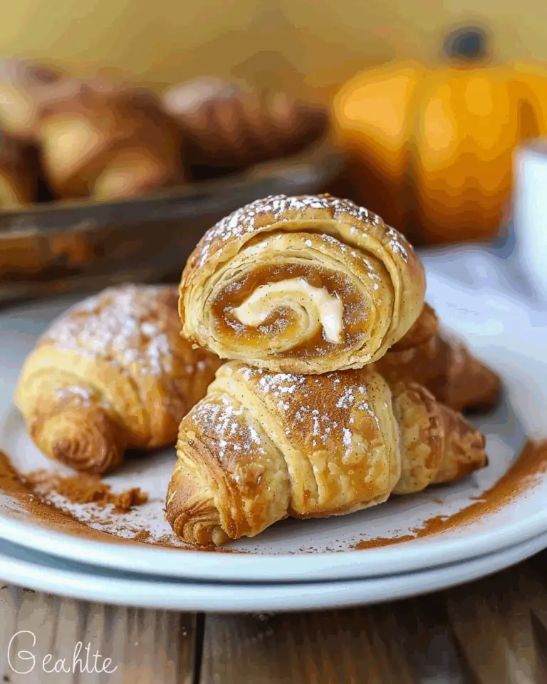 Pumpkin Cream Cheese Crescent Rolls