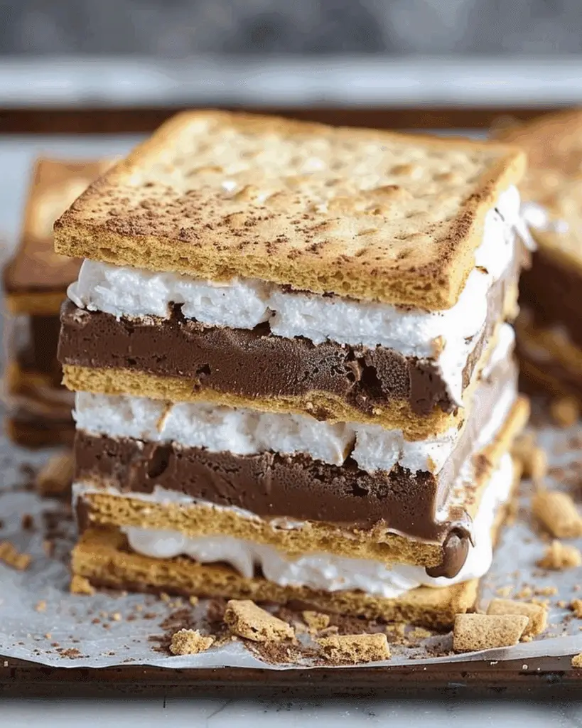A Frozen S’mores Sandwich