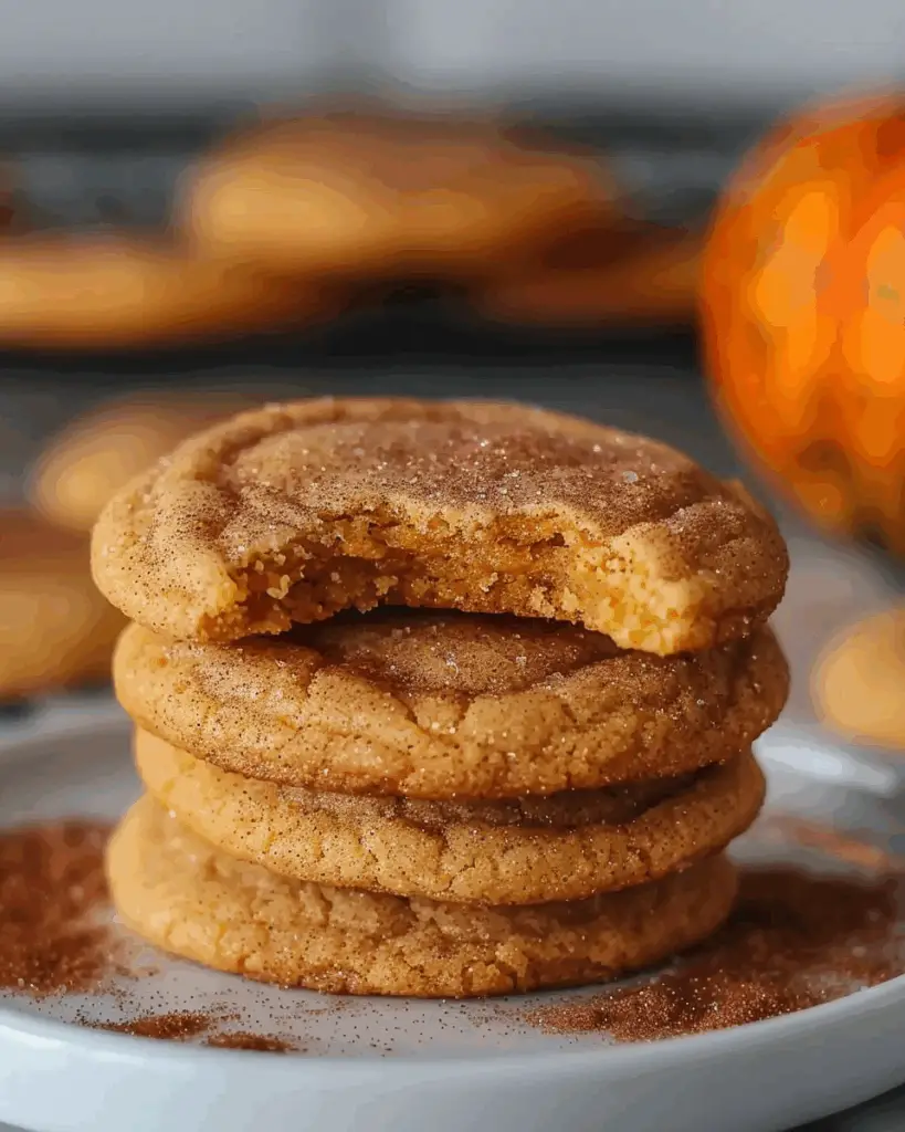 Brown Butter Pumpkin Snickerdoodle Cookies Recipe
