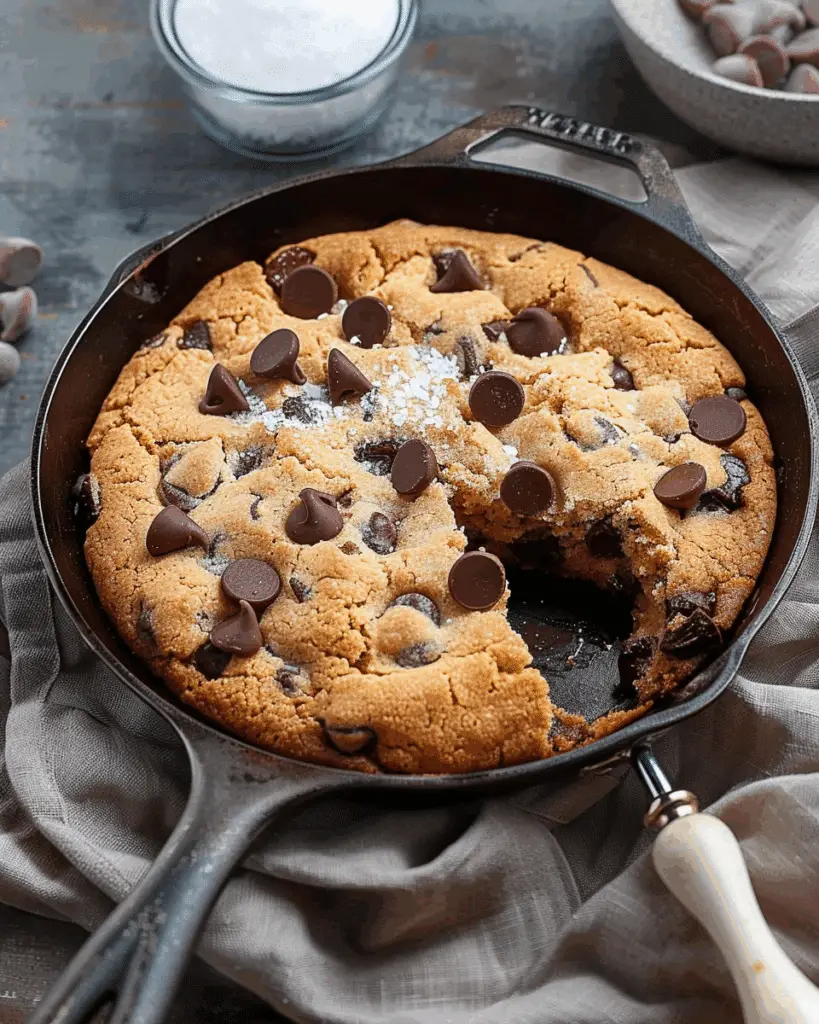 Chocolate Chip Skillet Cookie Recipe