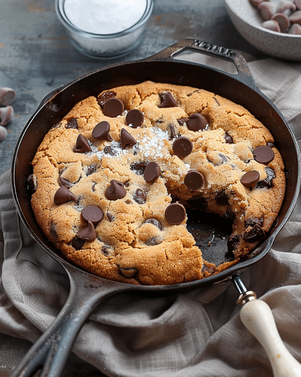 Chocolate Chip Skillet Cookie Recipe