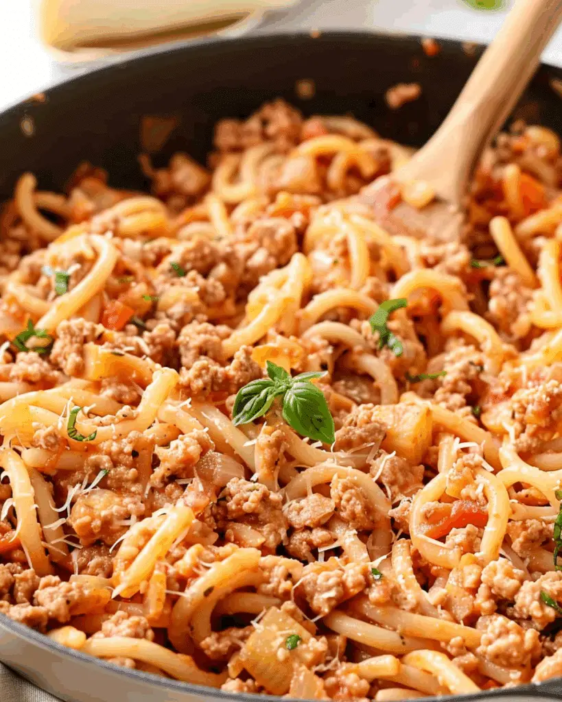 Ground Turkey Pasta