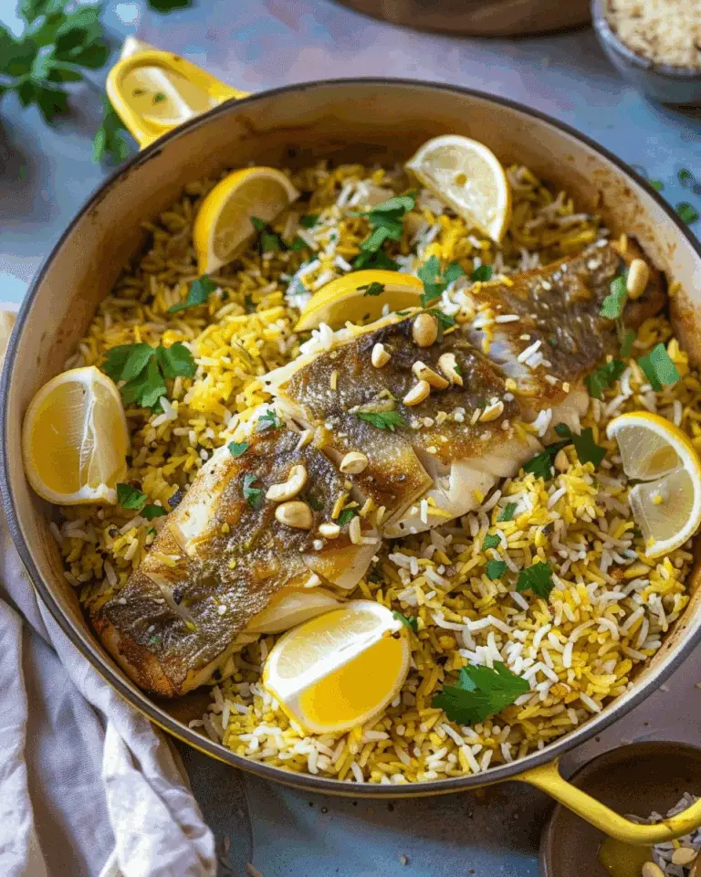 Sayadieh (Lebanese Fish & Rice)