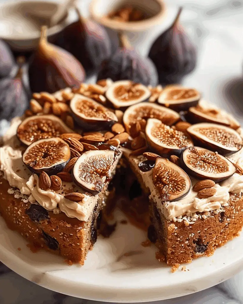 Fig, Almond, and Date Cake