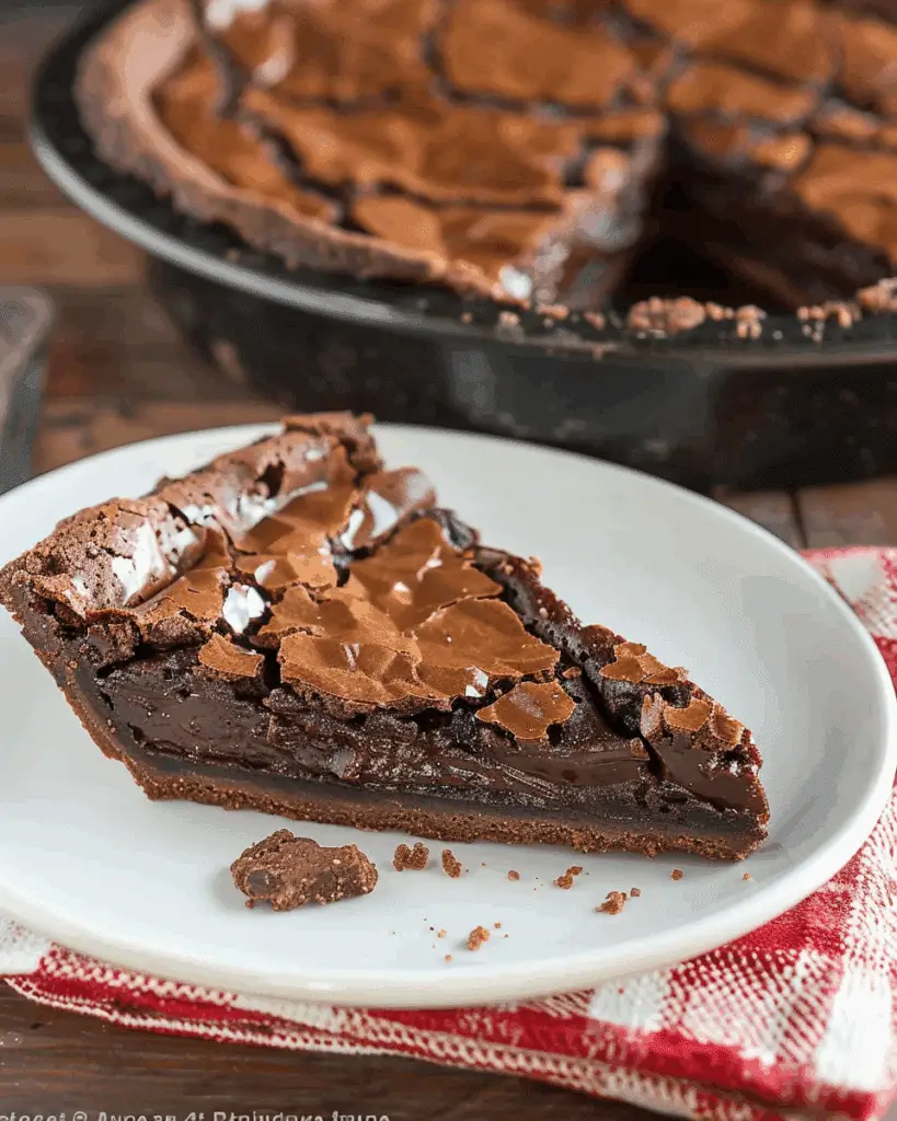 Gooey Brownie Pie