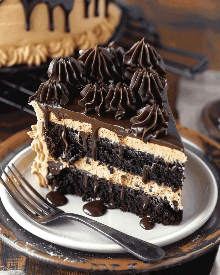 Peanut Butter Truffle Chocolate Cake Recipe