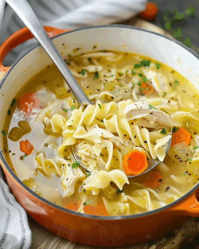 Homemade Chicken Noodle Soup