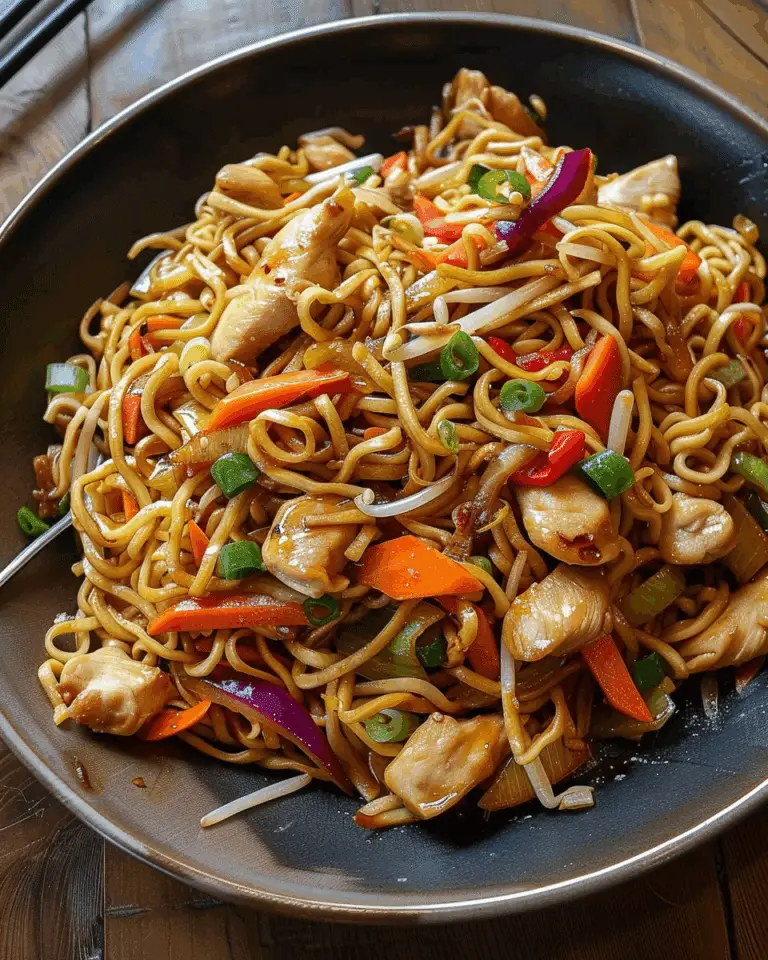 Homemade Chicken Chow Mein