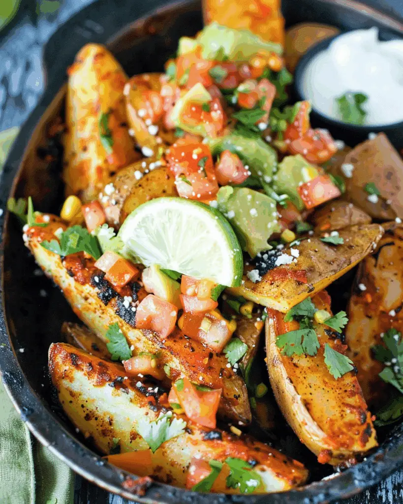 Loaded Mexican Potato Wedges