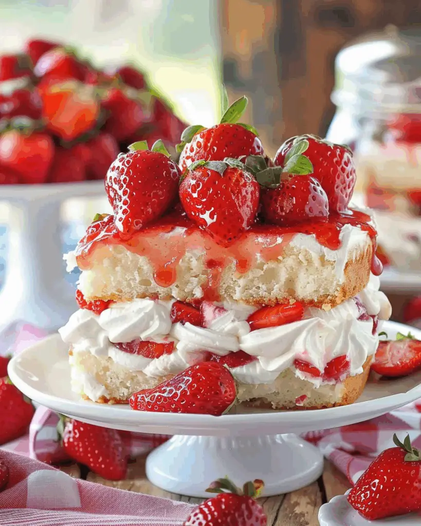 Strawberry Shortcake Cake
