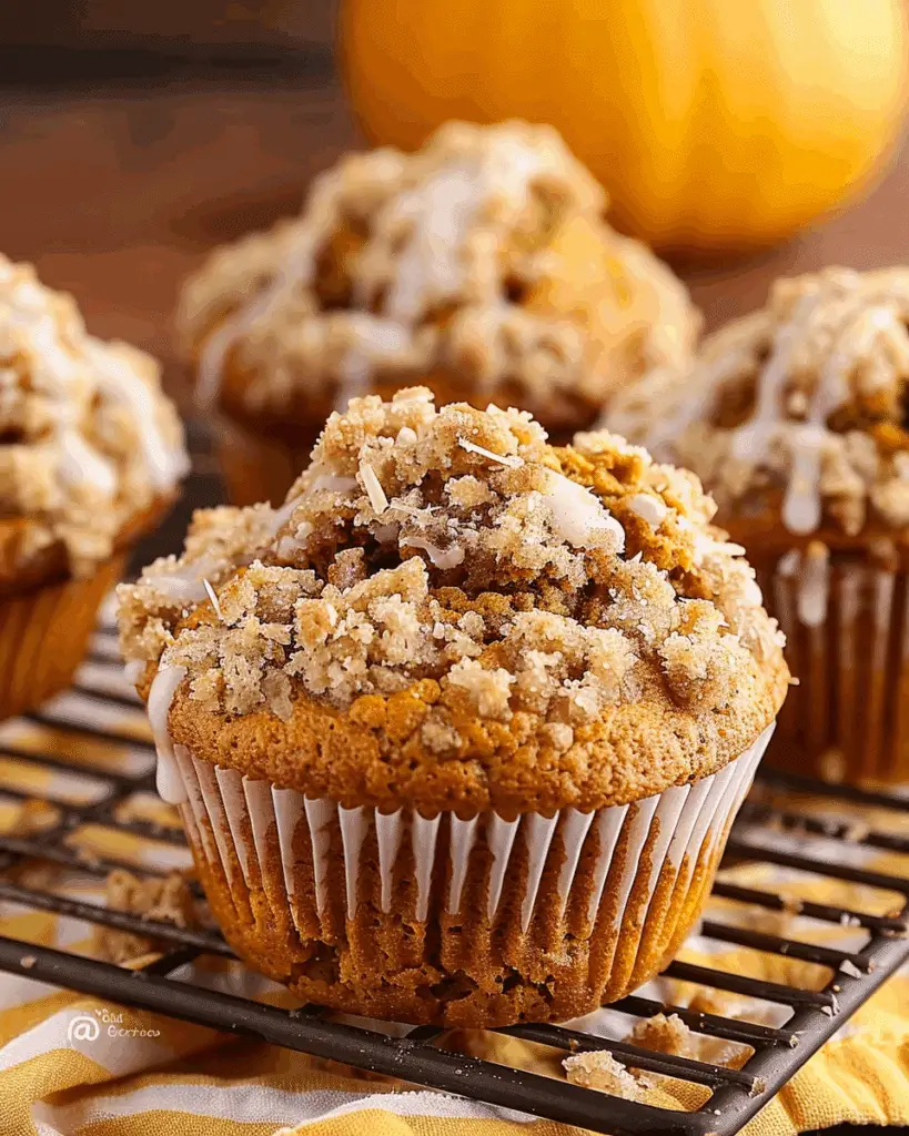 Pumpkin Streusel Muffins Recipe