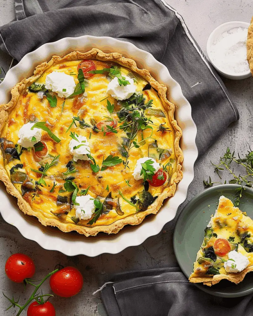 Vegetarian Winter Quiche