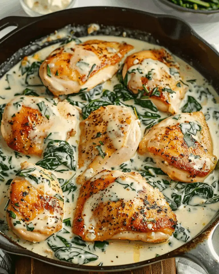 Creamy Chicken and Spinach