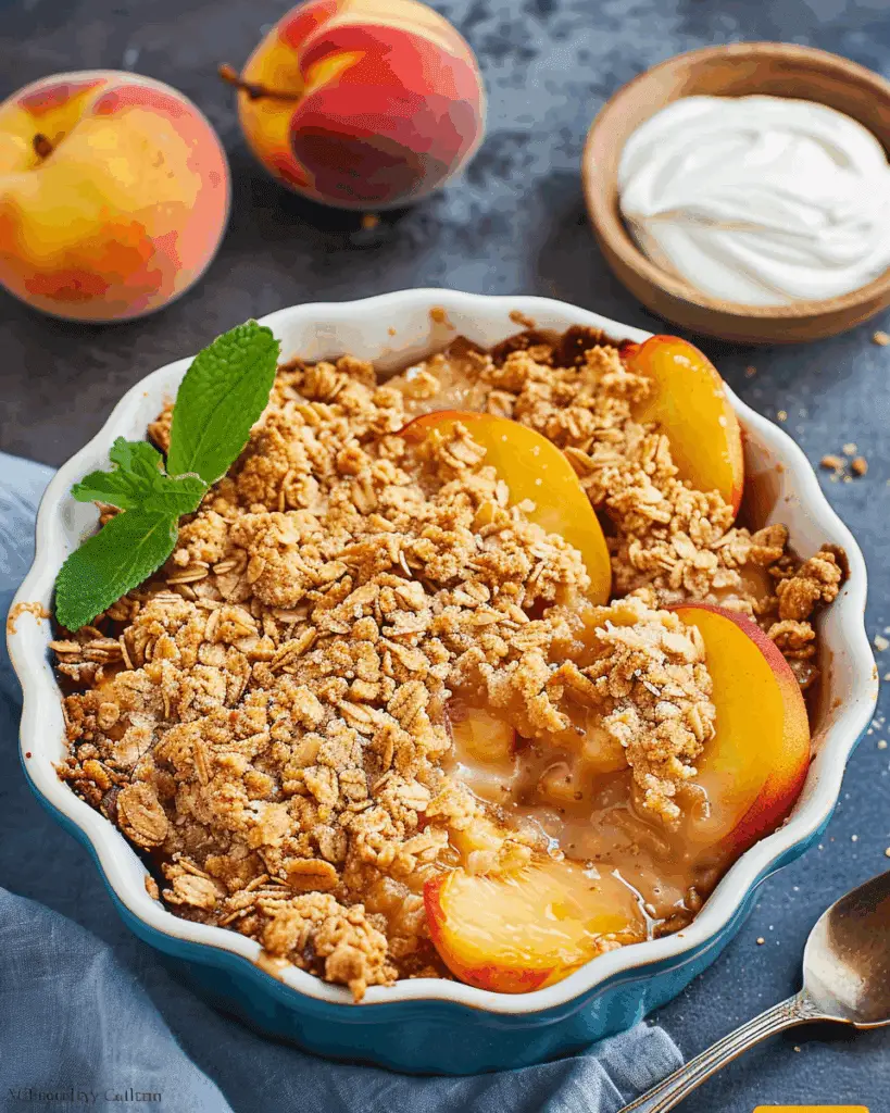 Fresh Peach Crisp