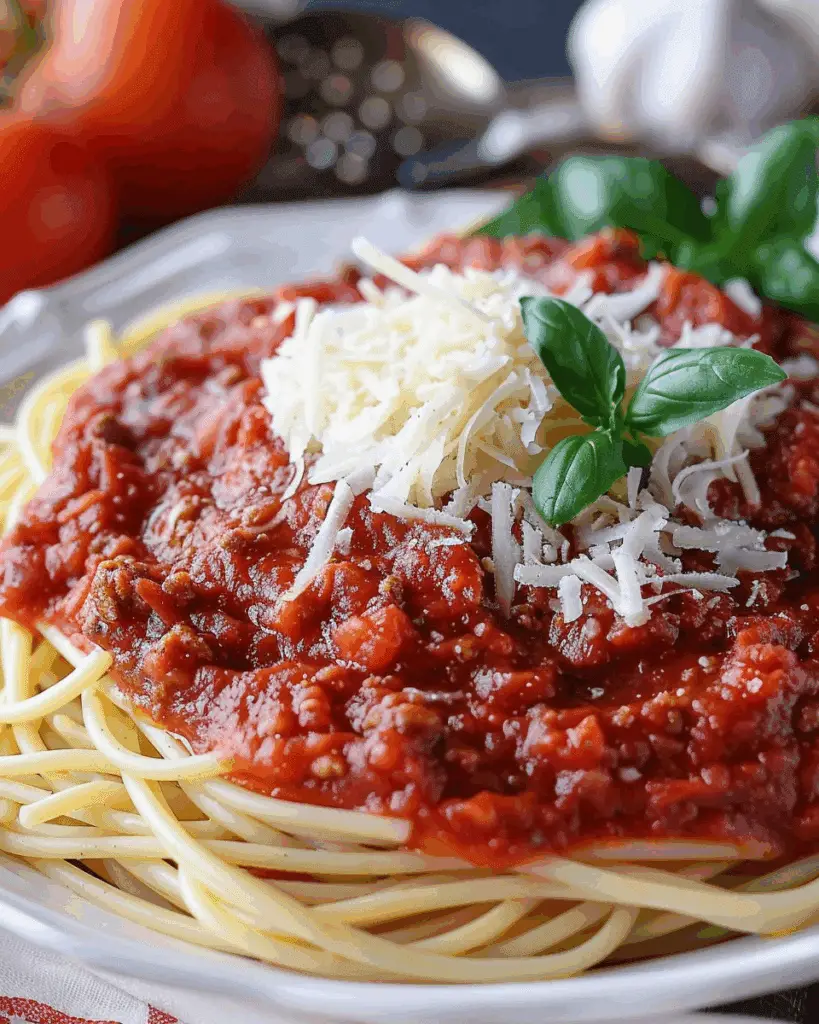 Healthy Homemade Spaghetti Sauce