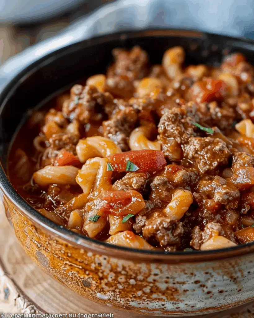 Old Fashioned Goulash