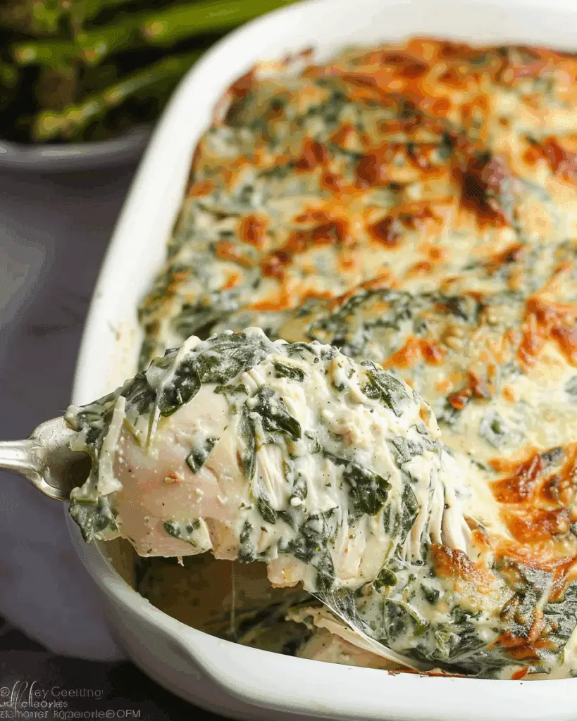 Spinach Dip Chicken Bake