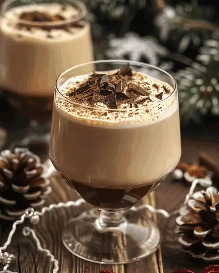 Christmas Eve Chocolate Eggnog