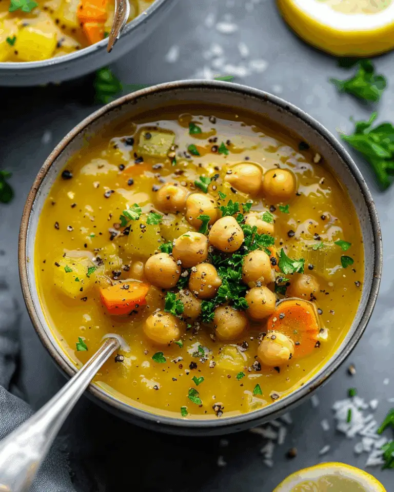 Lemon Chickpea Soup