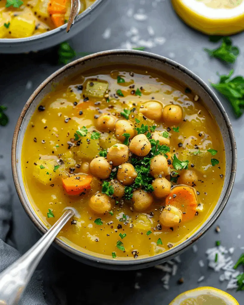 Lemon Chickpea Soup