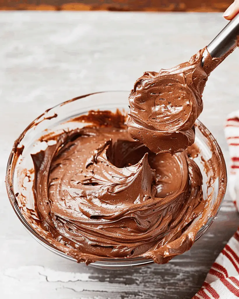 Easy Chocolate Fudge Frosting