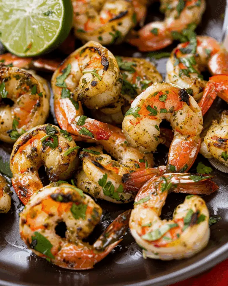 Grilled Cilantro Lime Shrimp