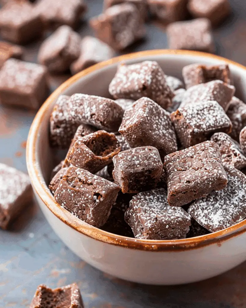 Brownie Batter Puppy Chow