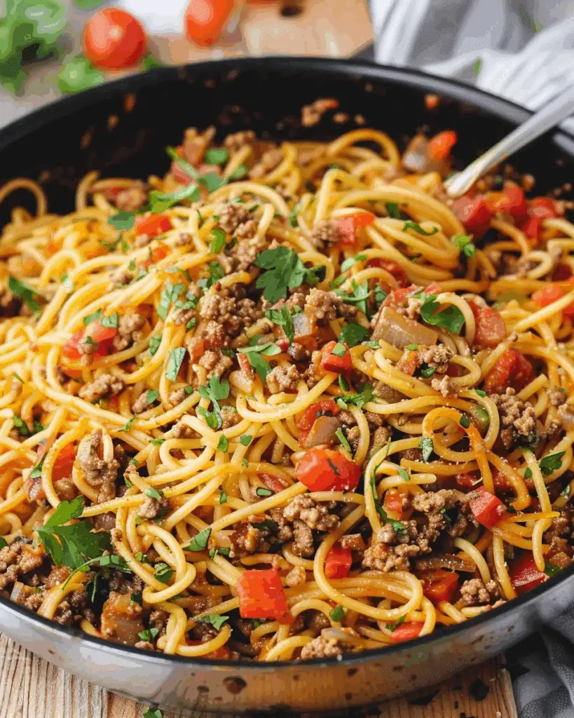 Taco Spaghetti recepe