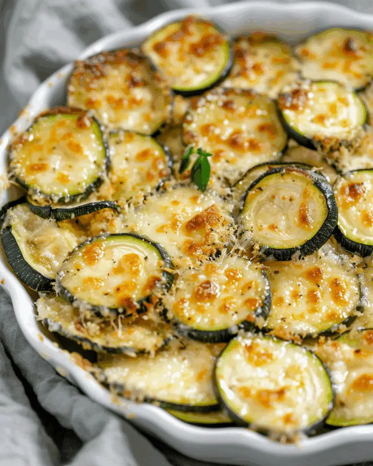 Baked Parmesan Zucchini