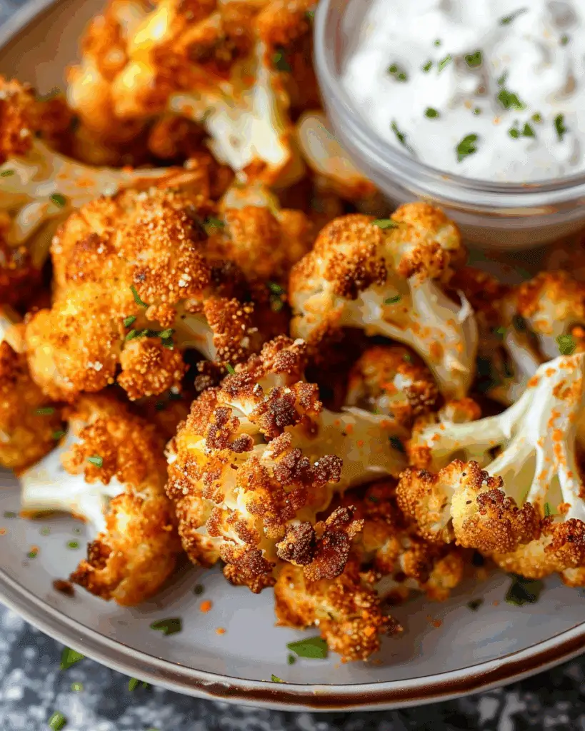 Air Fryer Cauliflower Bites