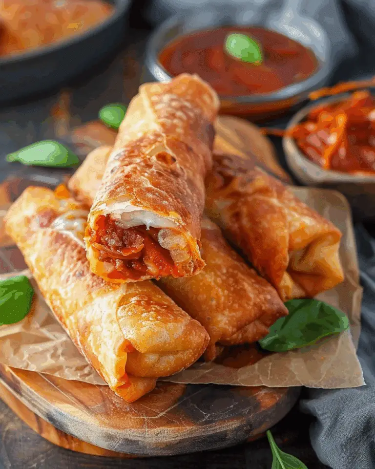 Pepperoni Spring Rolls