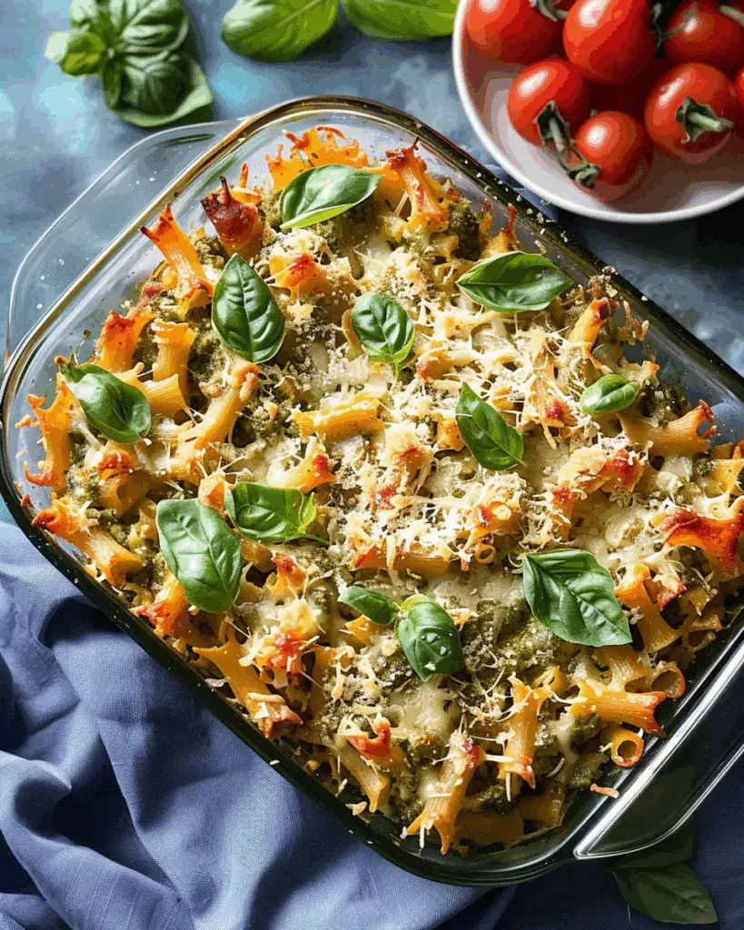 Pesto Pasta Bake