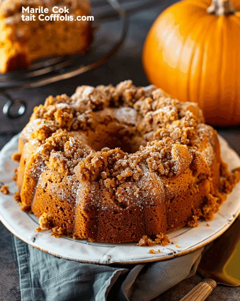 Easy Pumpkin Coffee Cake