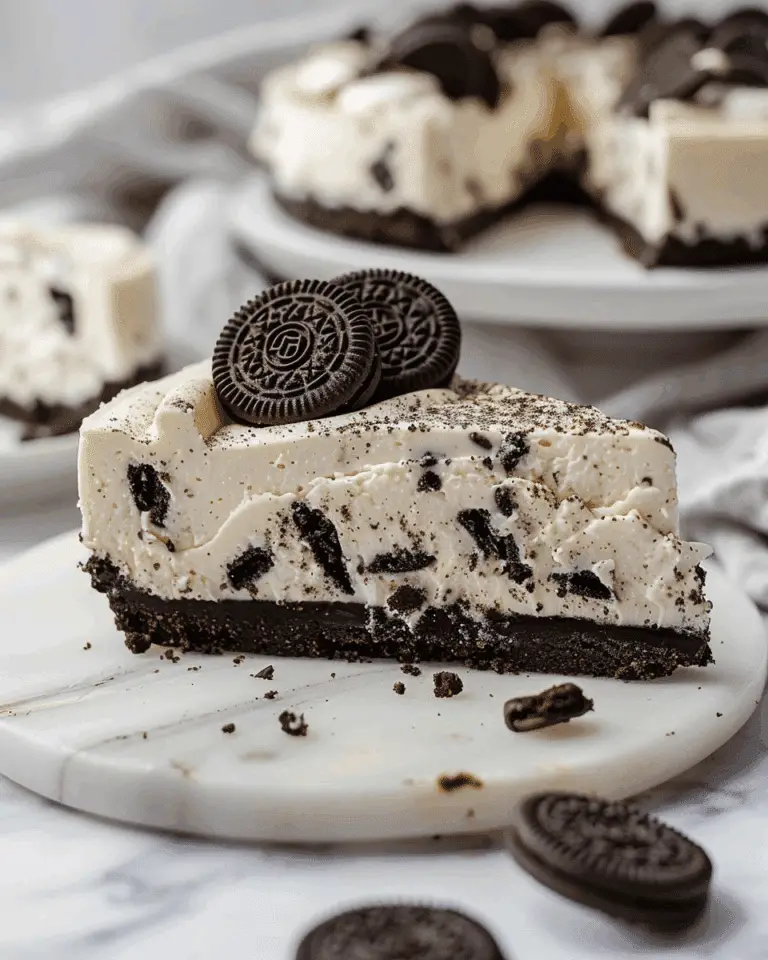 No Bake Oreo Cheesecake
