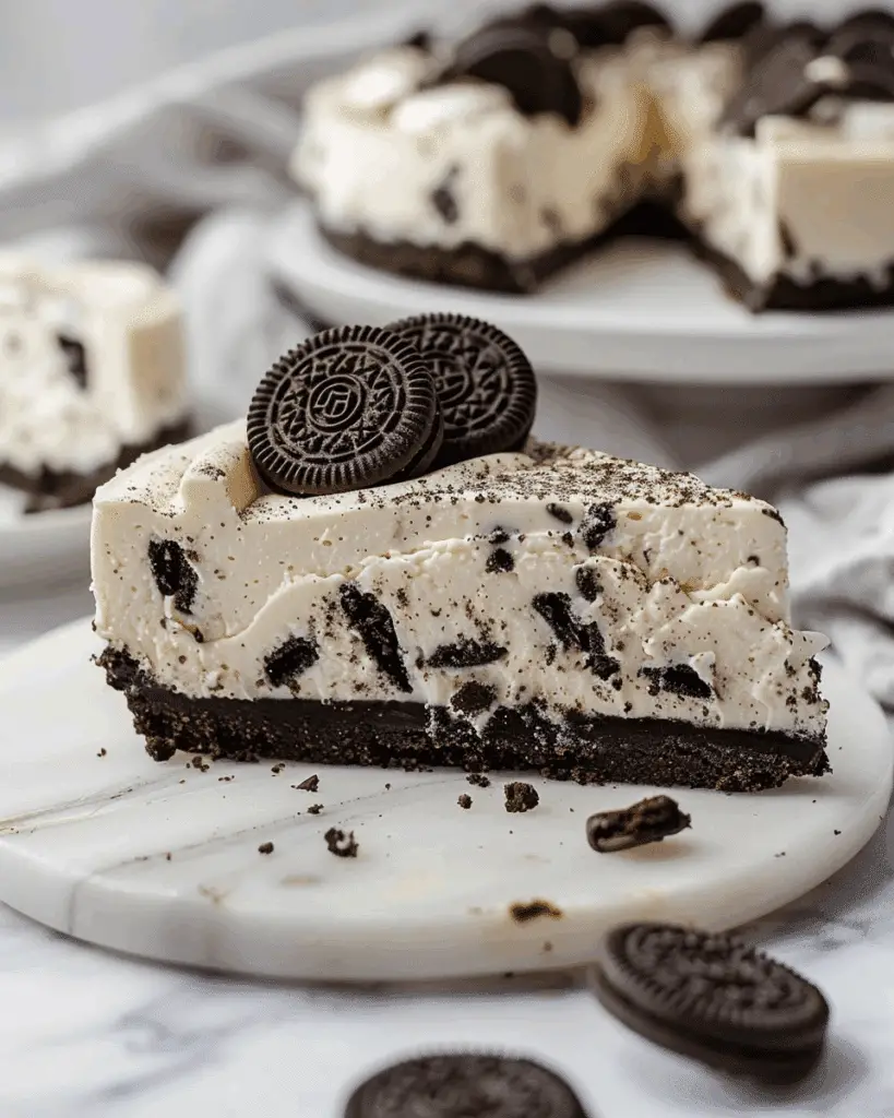 No Bake Oreo Cheesecake