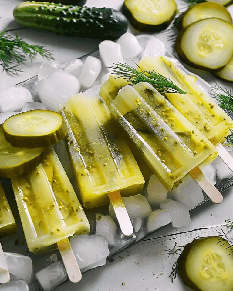 Easy Pickle pops