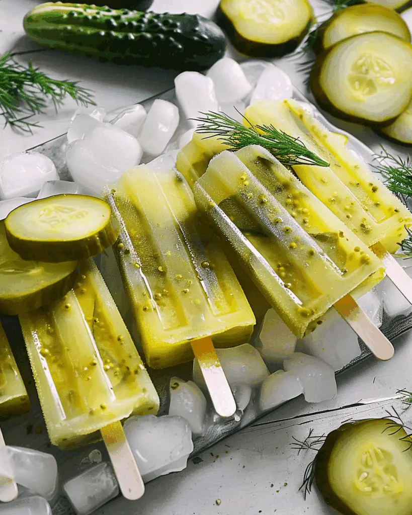 Easy Pickle pops