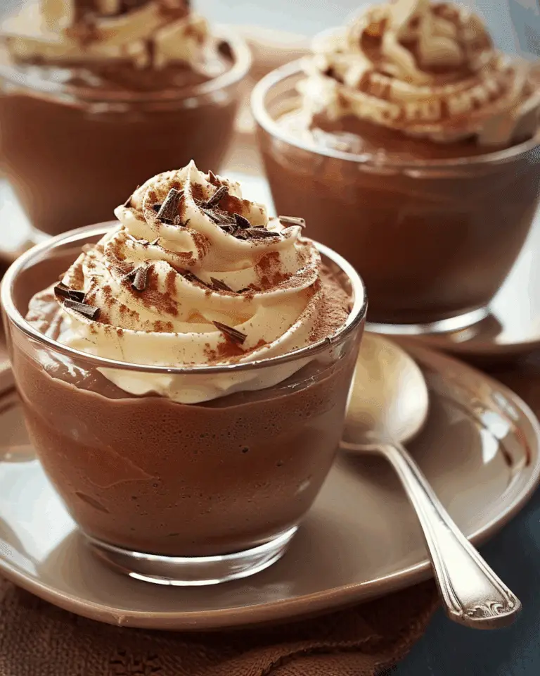 Classic Creamy Chocolate Mousse