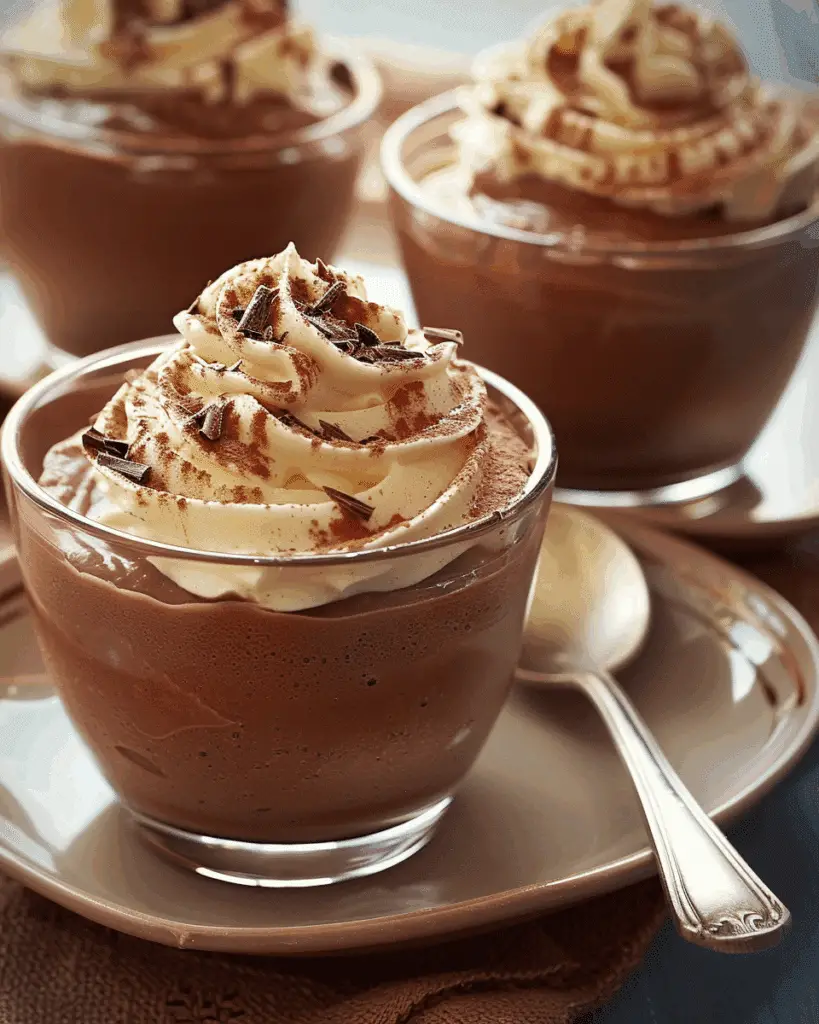 Classic Creamy Chocolate Mousse