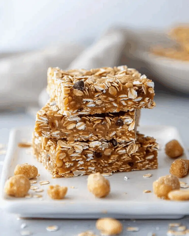 No-Bake Peanut Butter Oatmeal Bars