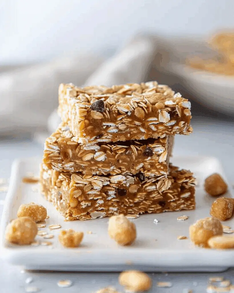 No-Bake Peanut Butter Oatmeal Bars
