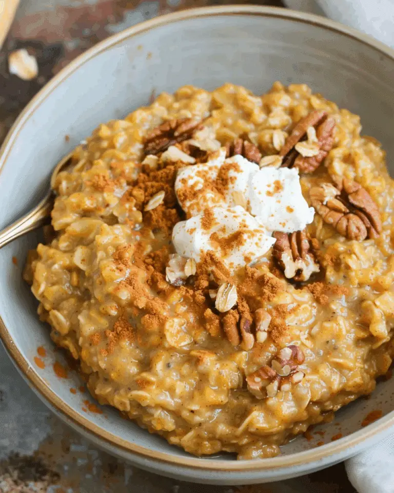 Slow Cooker Pumpkin Oatmeal
